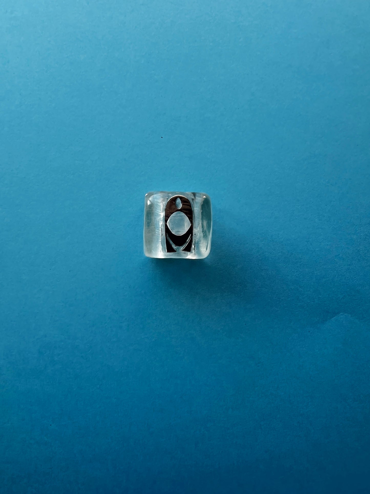 Logo ice cube ring