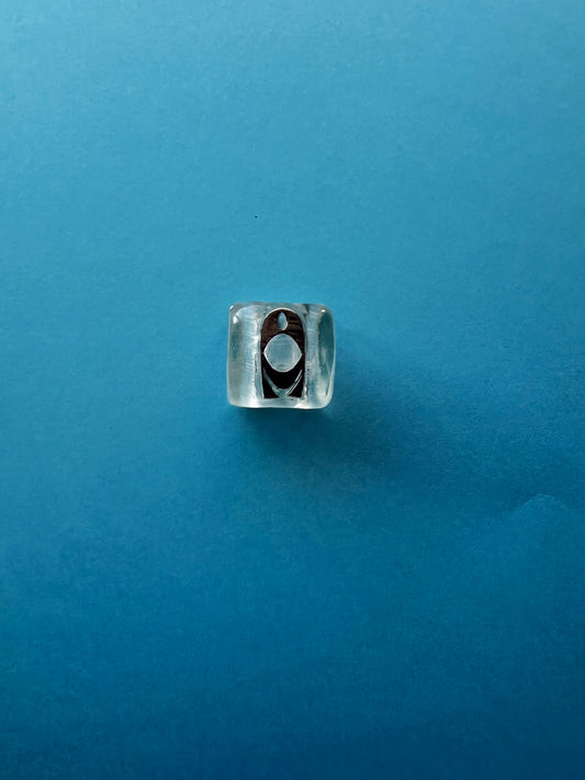 Logo ice cube ring